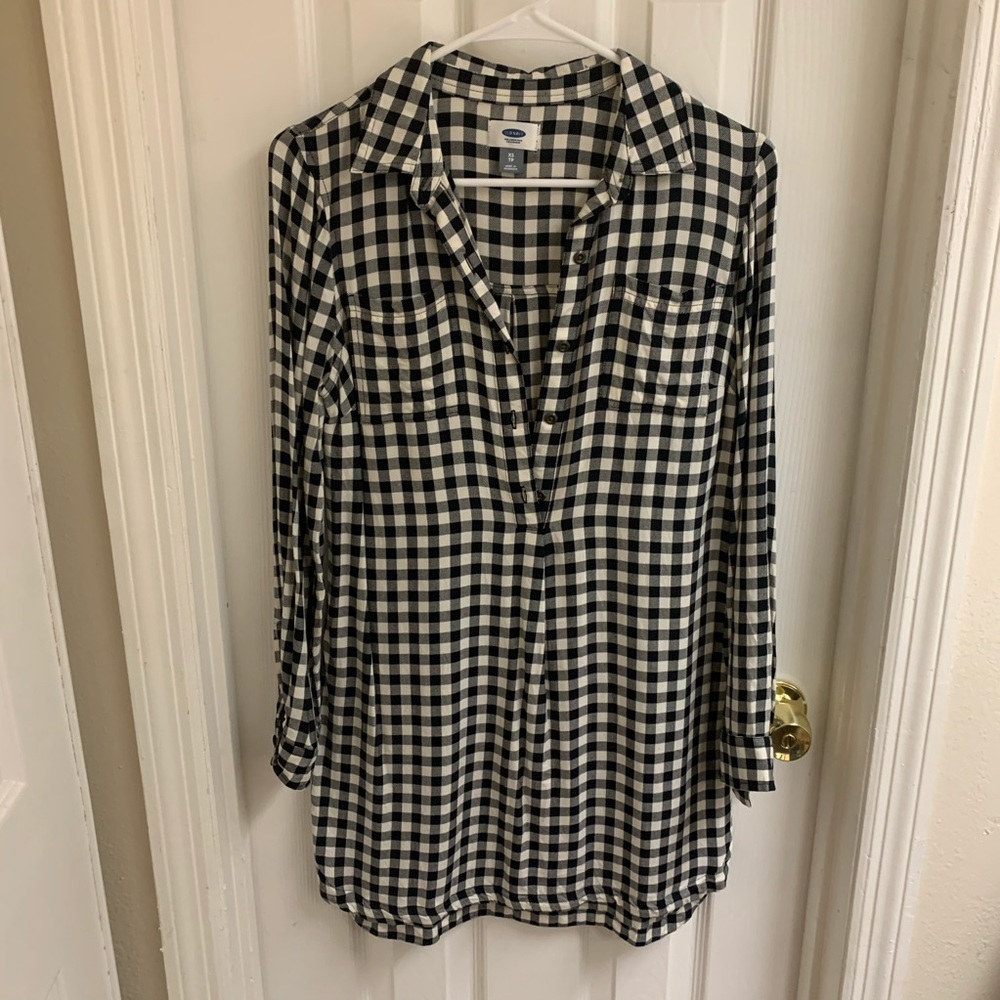 Old navy - plaid button-up dress
